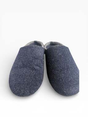 Gumbies Outback Slipper Navy  Wool Felt Clogs Men's Size 12/13
